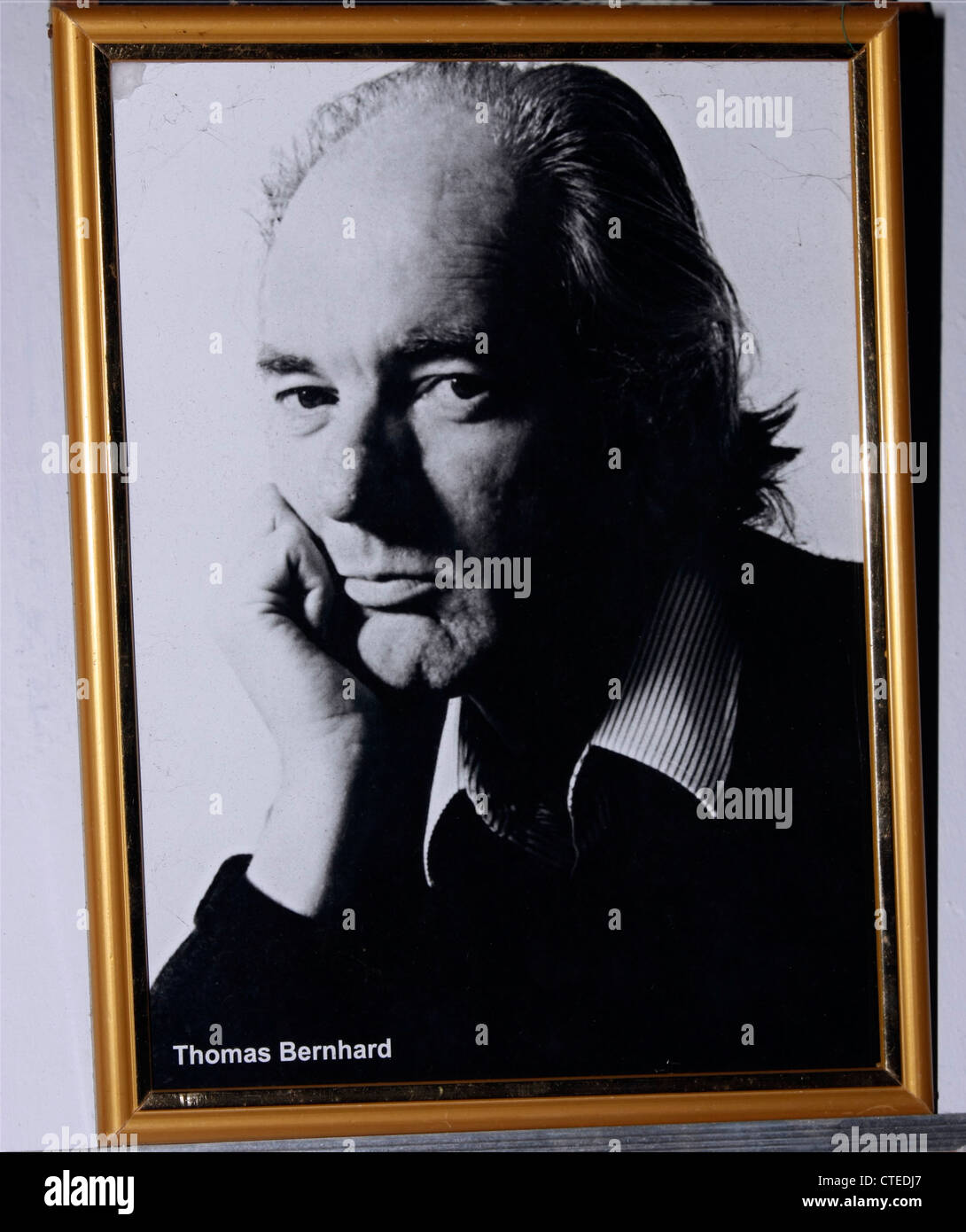 Thomas Bernhard  was an Austrian novelist, playwright and poet. Stock Photo