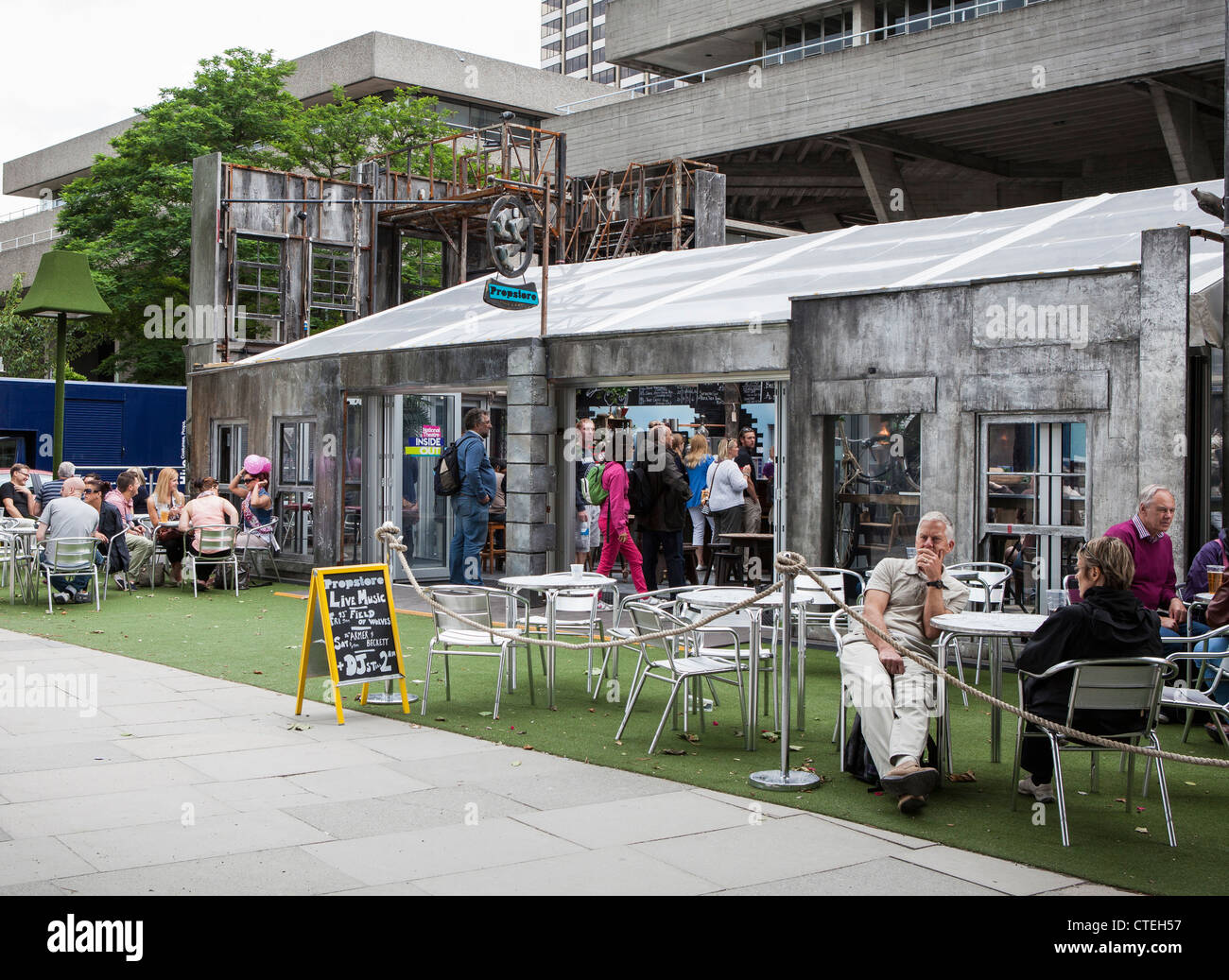 The Prop Store a cafebar in front of The National Theatre on the