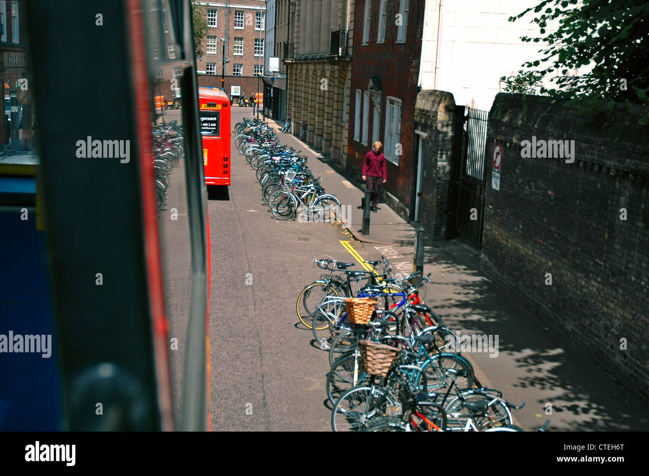 Bicycles Bike Cambridge Cambridgeshire Street Stock Photo Alamy