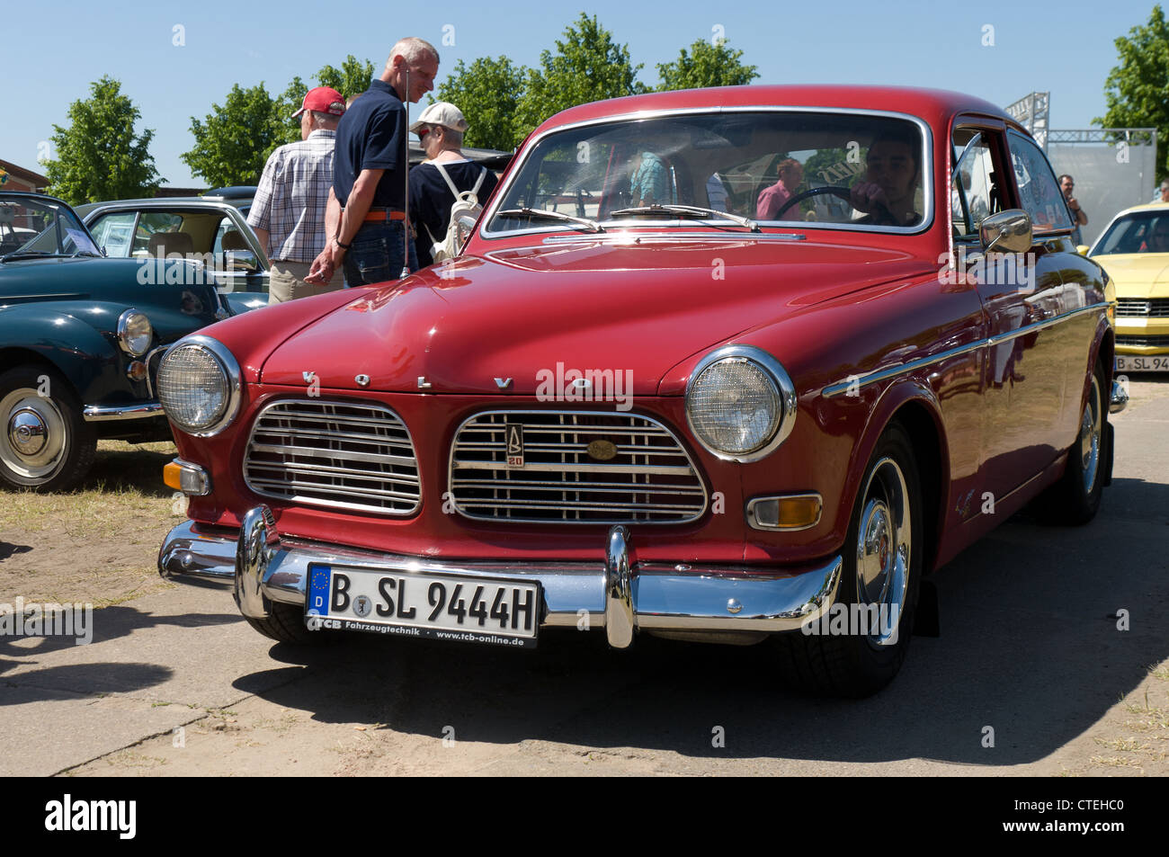 PAAREN IM GLIEN, GERMANY - MAY 26: Car Volvo Amazon B20, "The oldtimer  show" in MAFZ, May 26, 2012 in Paaren im Glien, Germany Stock Photo - Alamy