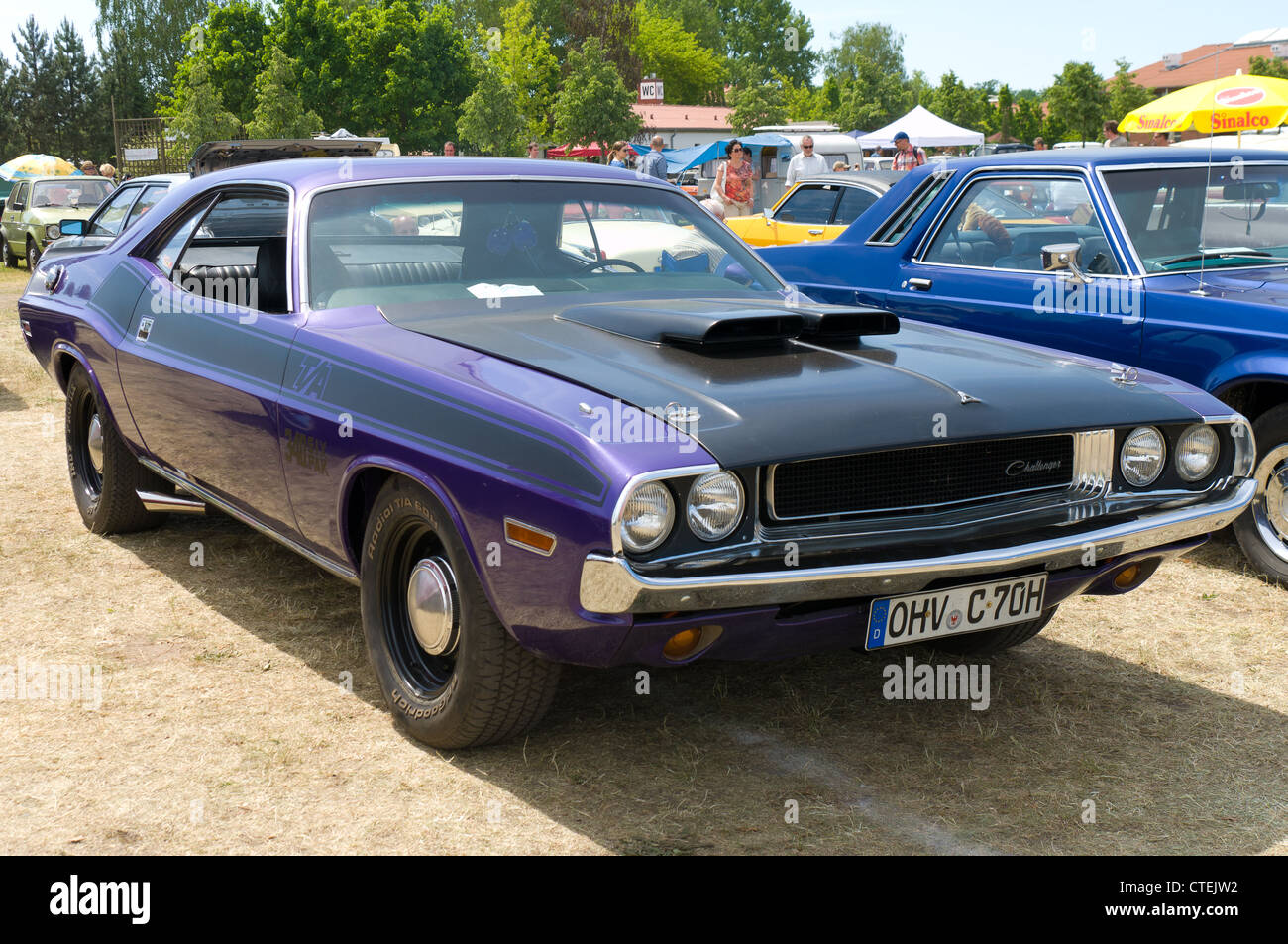 Car Dodge Challenger coupe Stock Photo