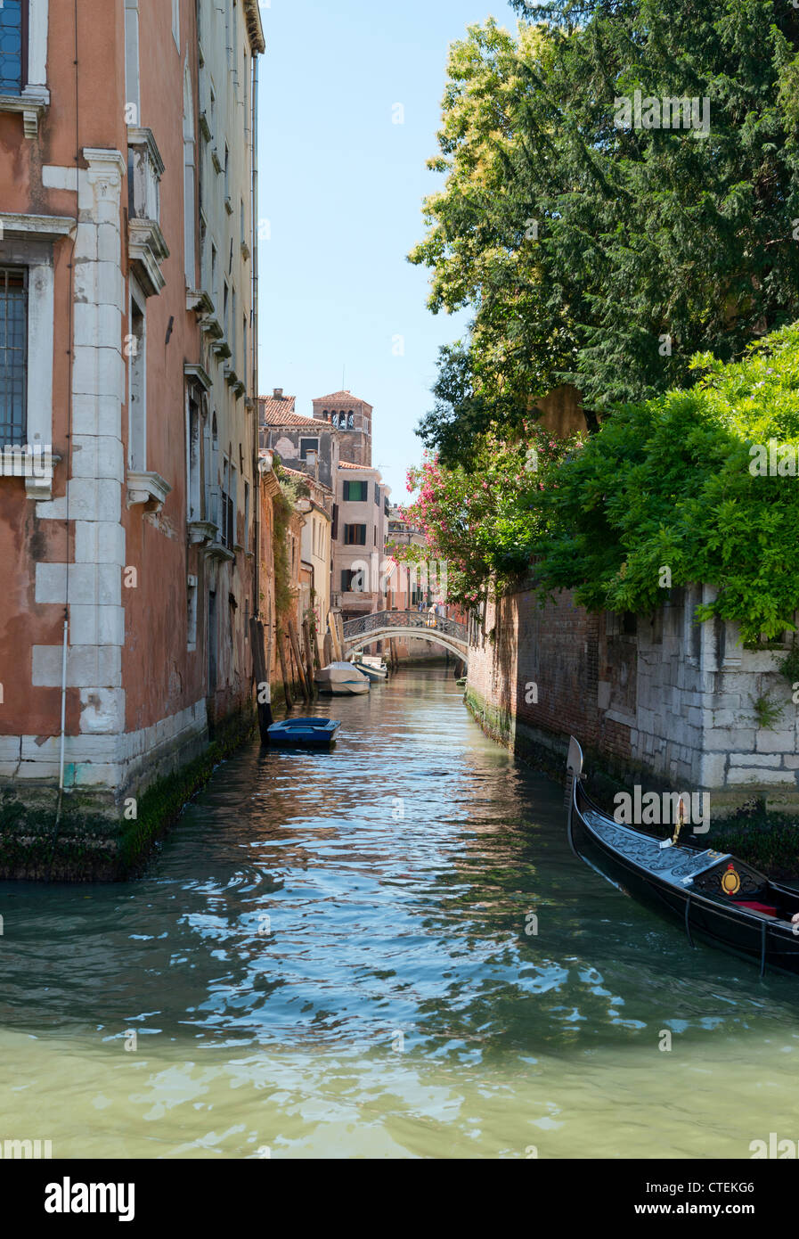 Buildings on the Grand Canal Venice Italy Stock Photo