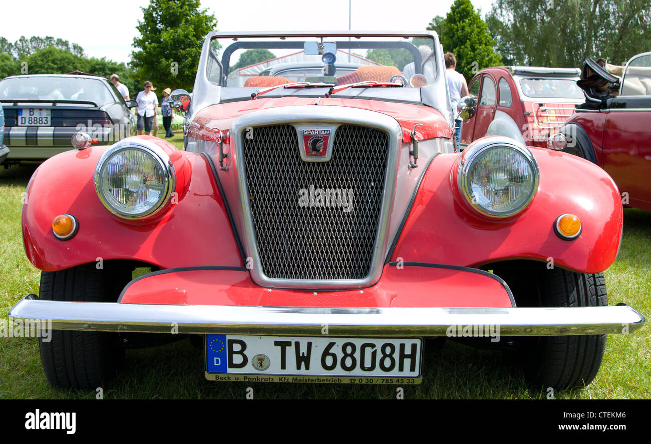 PAAREN IM GLIEN, GERMANY MAY 26 Spartan Cars, "The oldtimer show" in