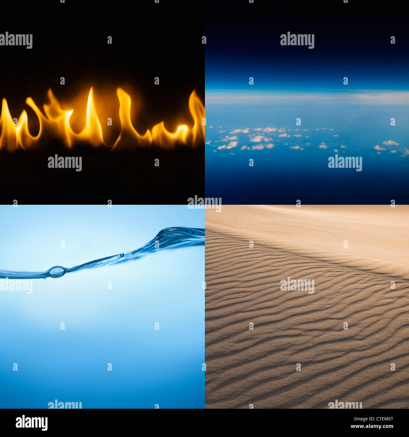 Montage of classical elements Stock Photo