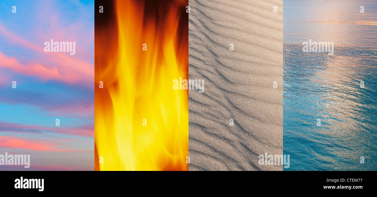 Montage of classical elements Stock Photo