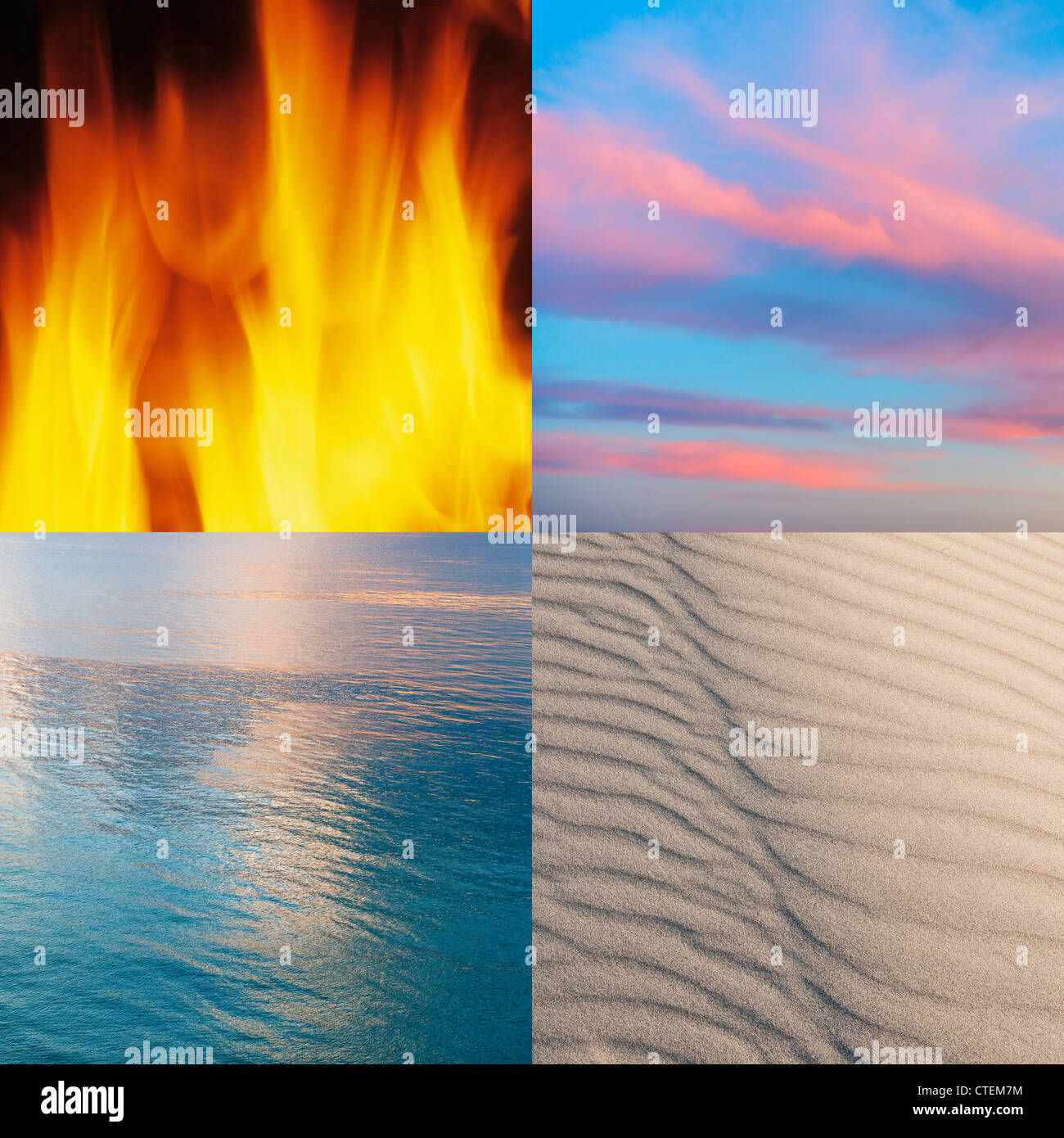 Montage of classical elements Stock Photo