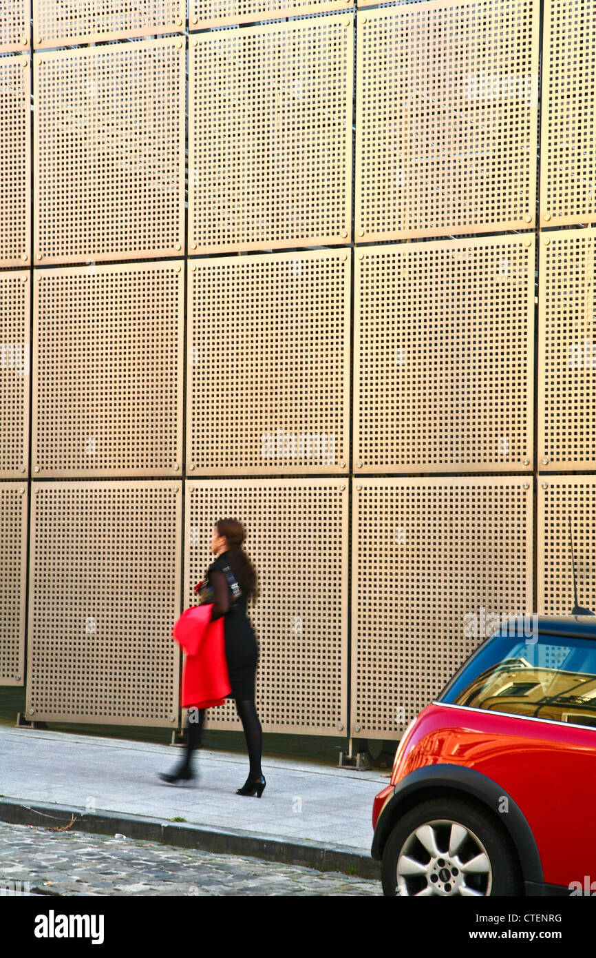 Scenes from Brussels in the Schuman area nearby the EU headquarter