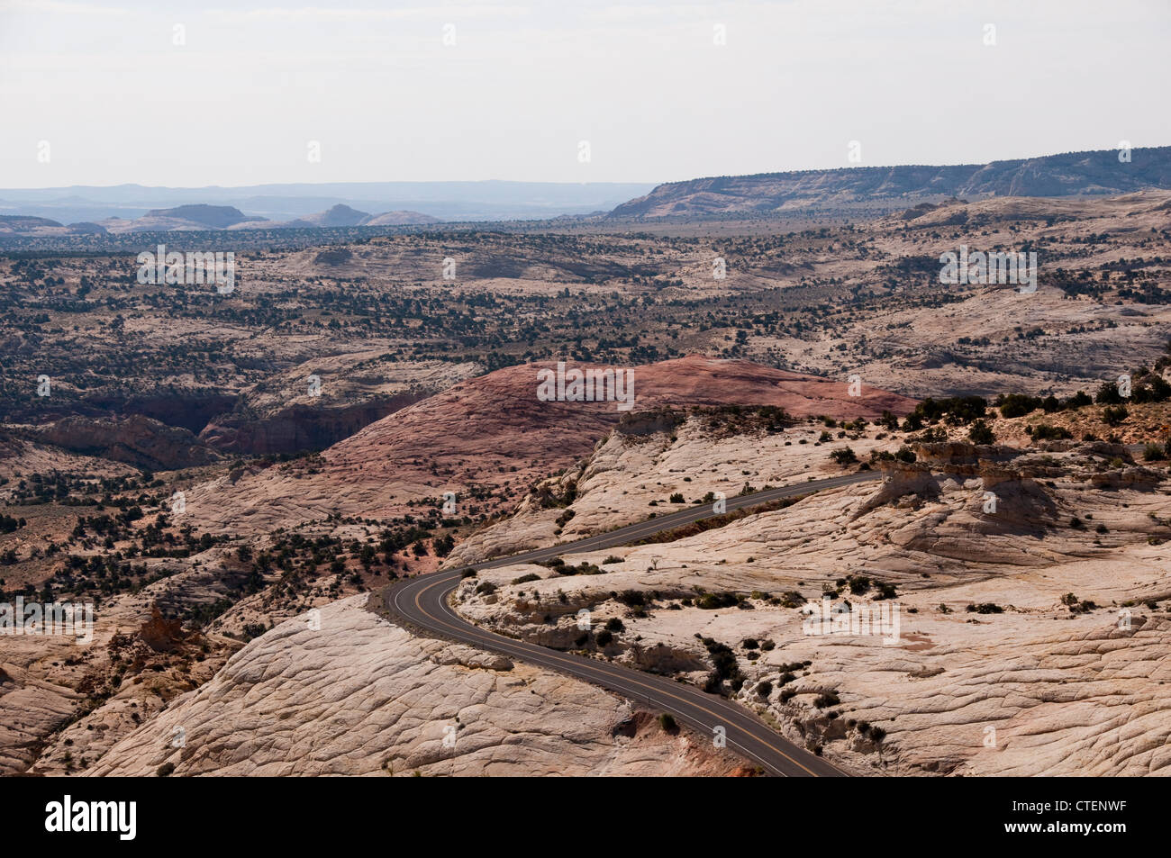 USA Utah travel attraction, scenic road trip drive near Boulder City