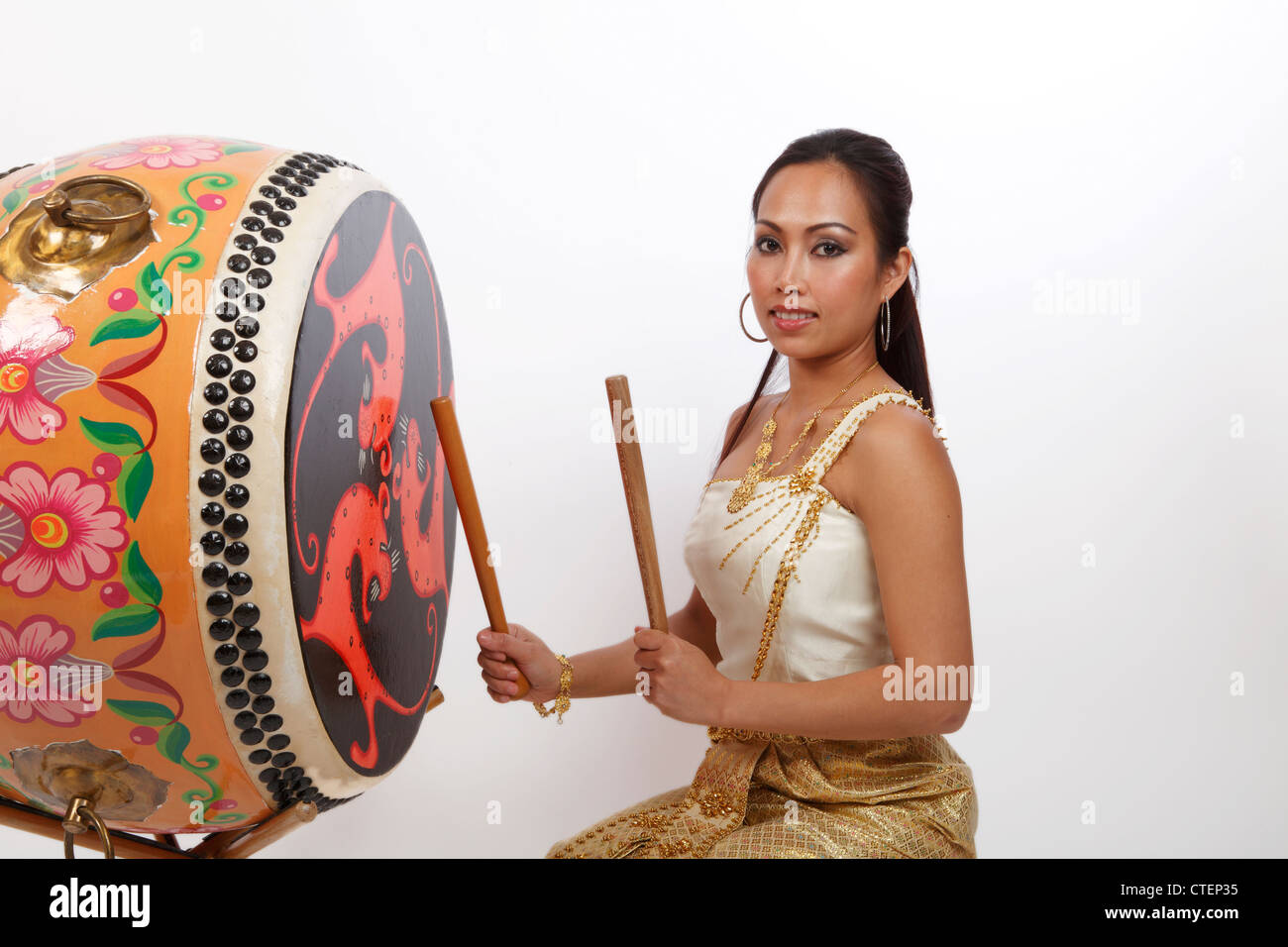 Asian 2024 metal drum
