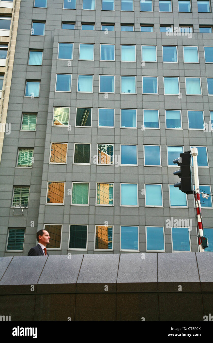 Scenes from Brussels in the Schuman area nearby the EU headquarter