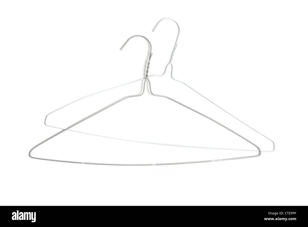 Coat hangers Stock Photo