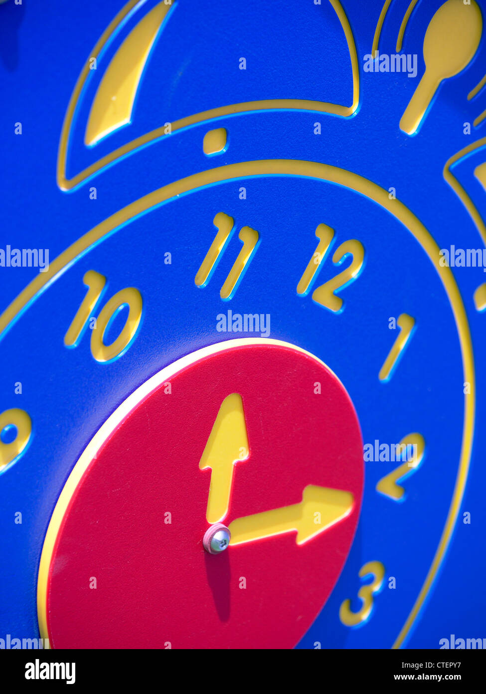 Stylish clock face Stock Photo Alamy