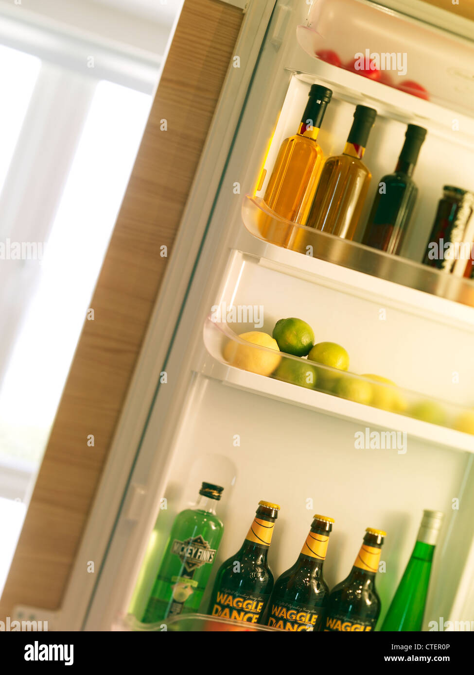 Well Stocked Fridge Stock Photo Alamy