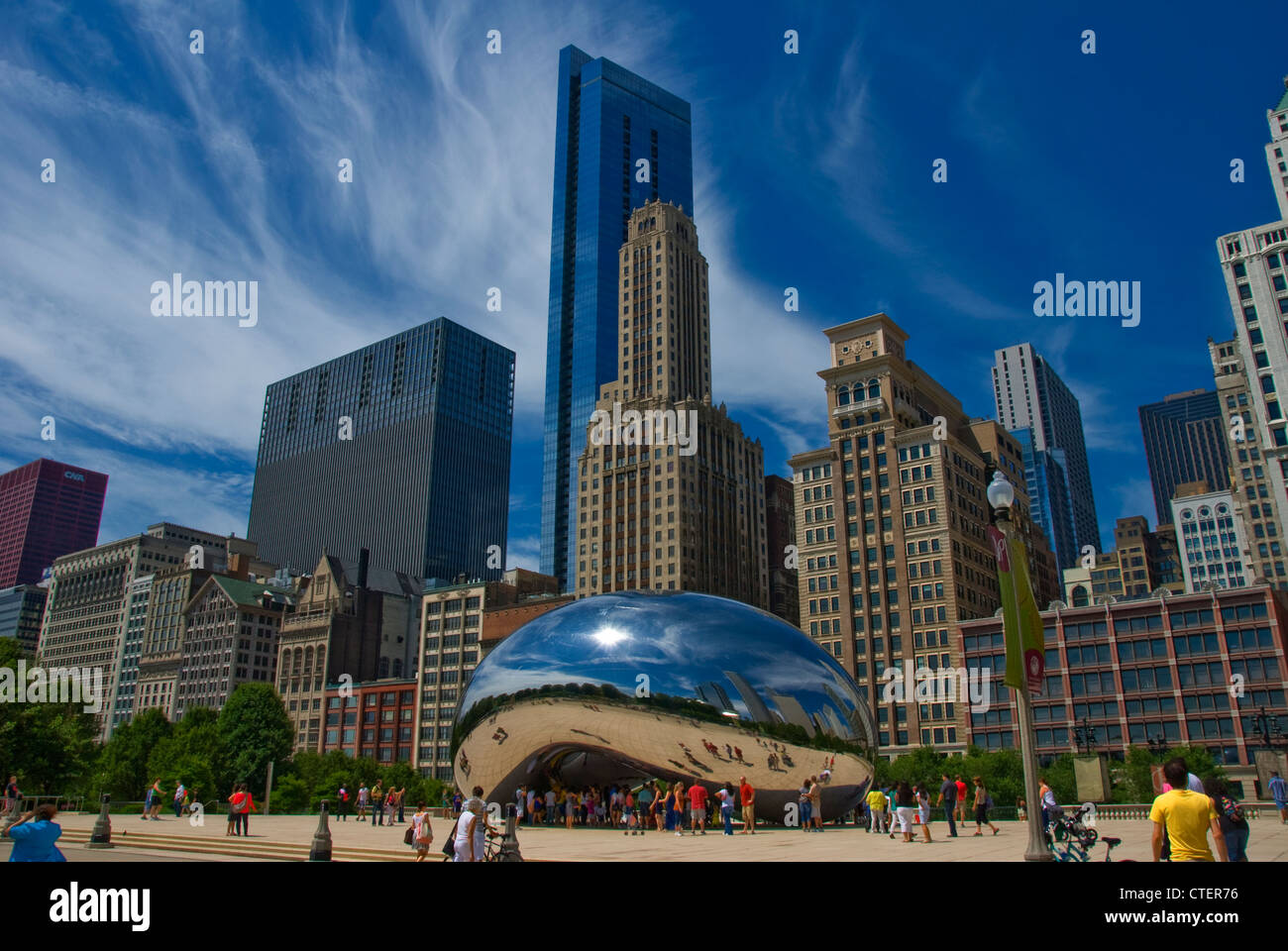 The Bean at Millennium Park in Chicago, Illinois Stock Photo Alamy