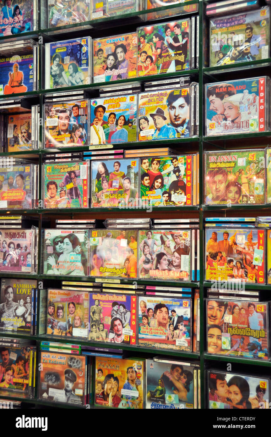 Bollywood indian movies dvd shop hi-res stock photography and images - Alamy