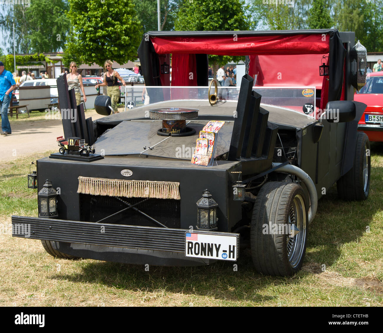Unusual handmade car Stock Photo Alamy