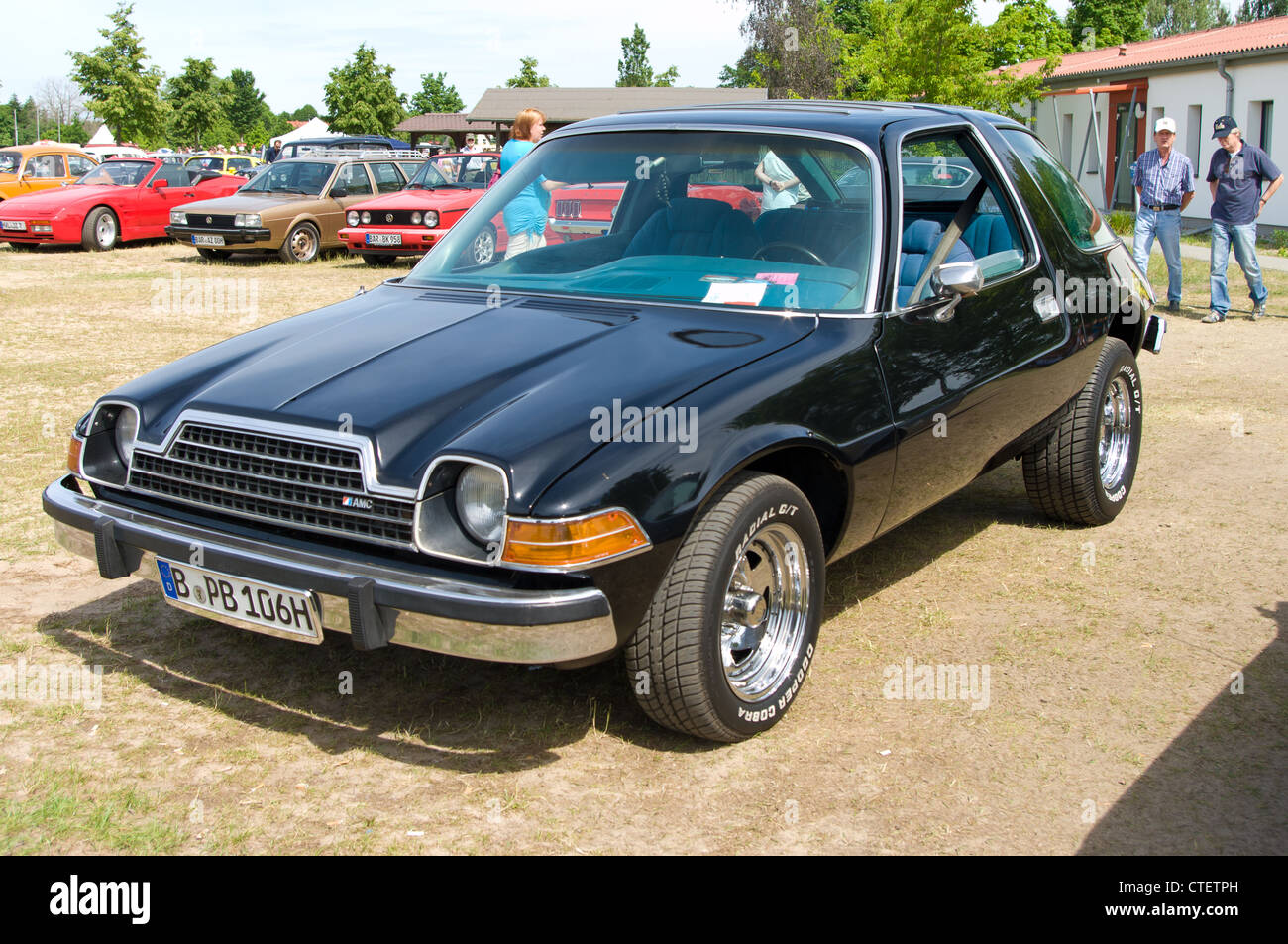 PAAREN IM GLIEN, GERMANY - MAY 26: Car AMC Pacer coupe, 'The oldtimer show' in MAFZ, May 26, 2012 in Paaren im Glien, Germany Stock Photo