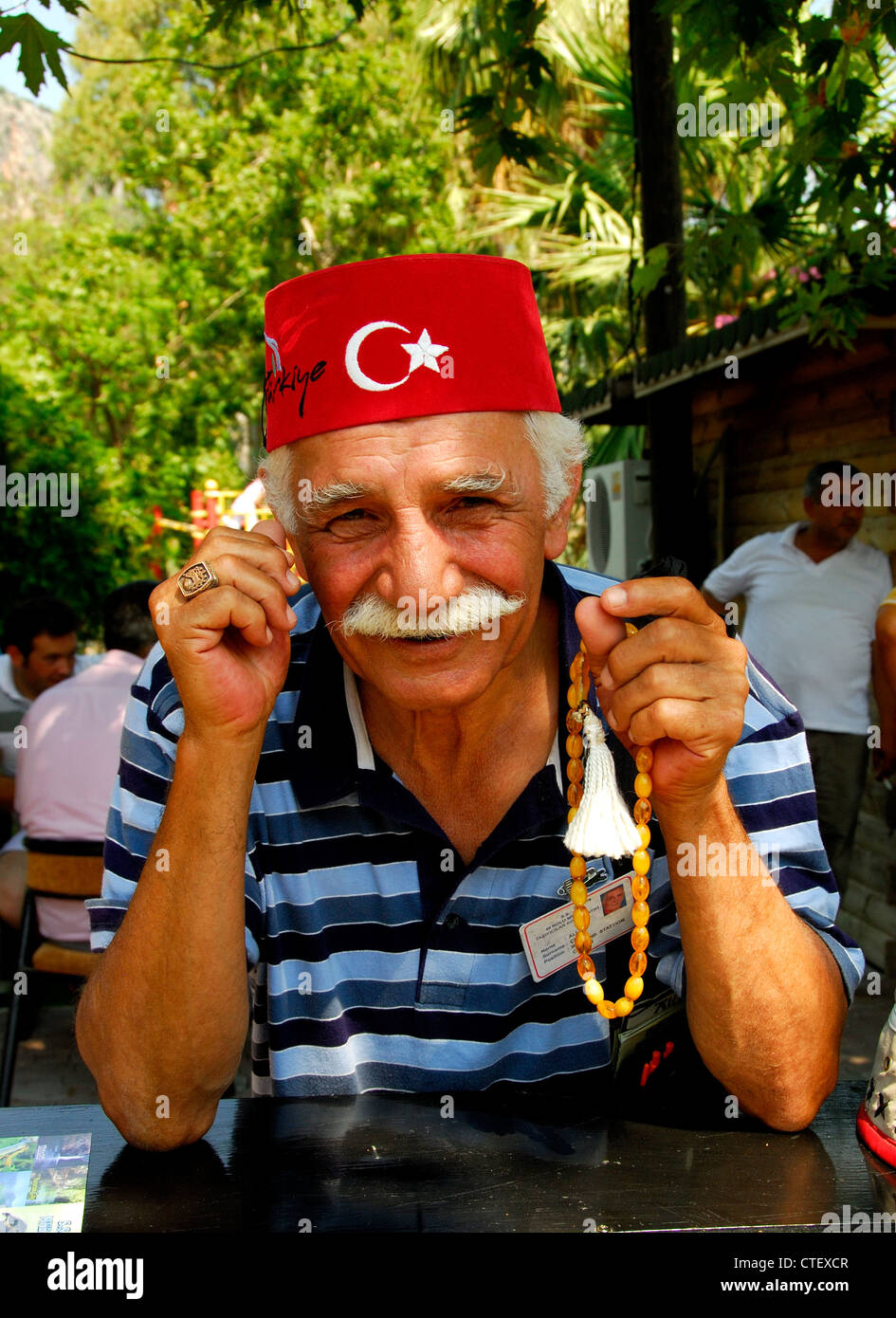 A Turkish tour guide Stock Photo Alamy