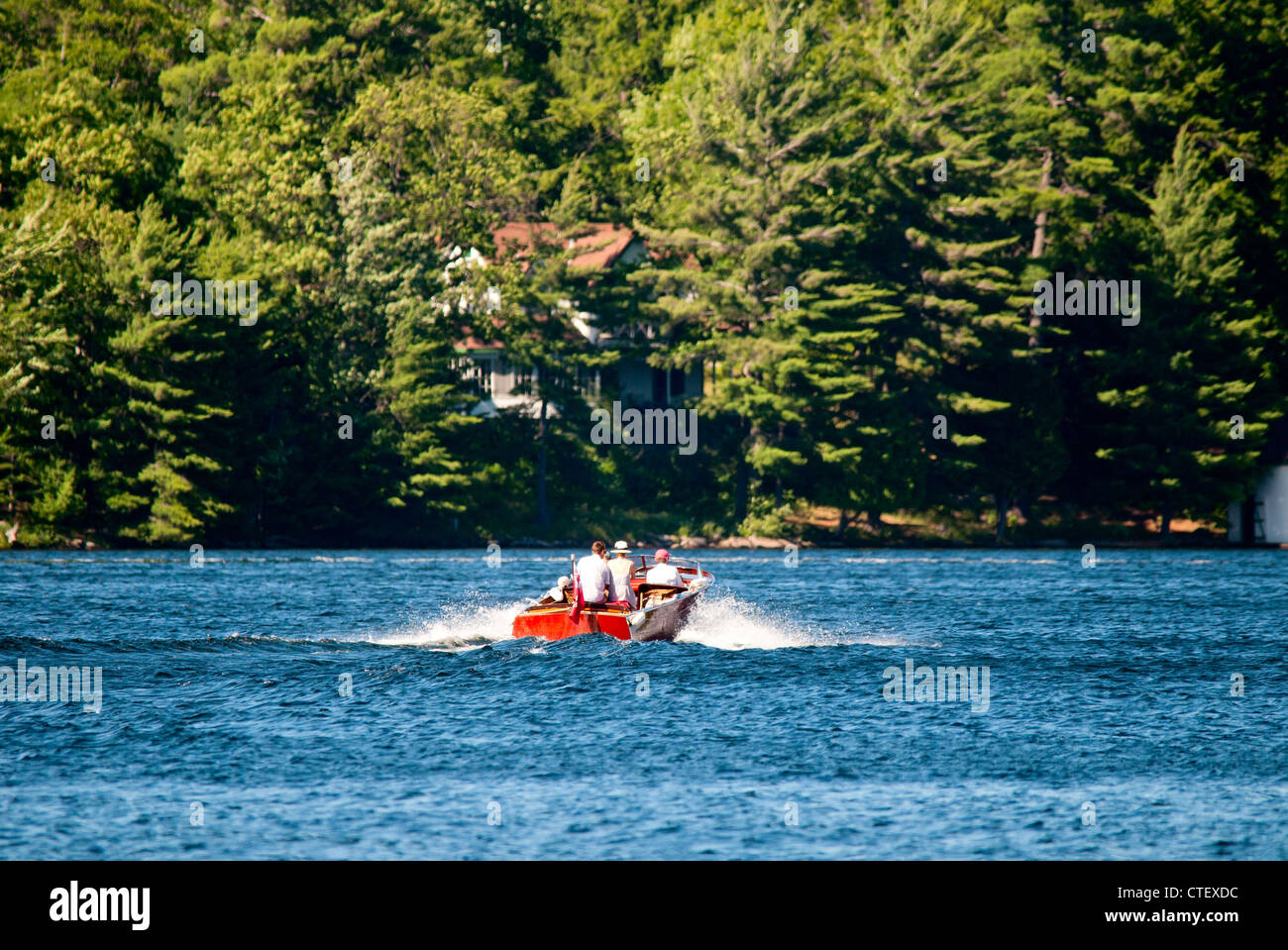Wooden motor boat hi-res stock photography and images - Alamy