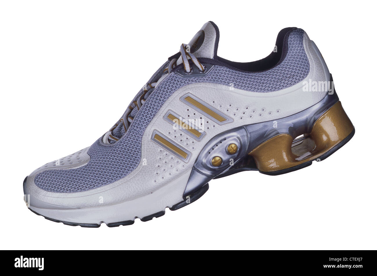 Control Shoe Train training shoe with + and - control Stock Photo - Alamy