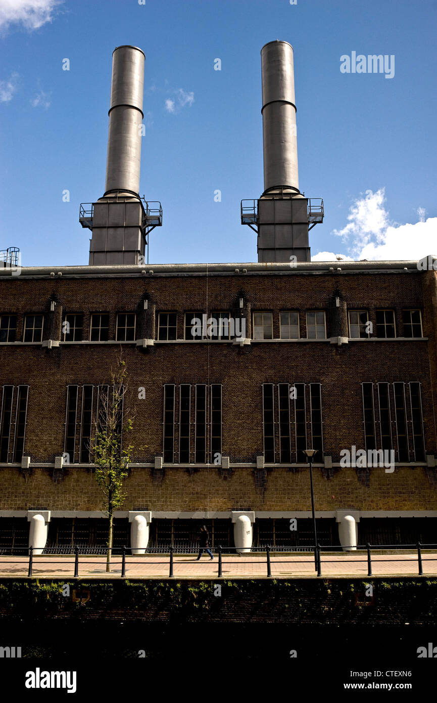city heating central, Rotterdam, The Netherlands Stock Photo Alamy