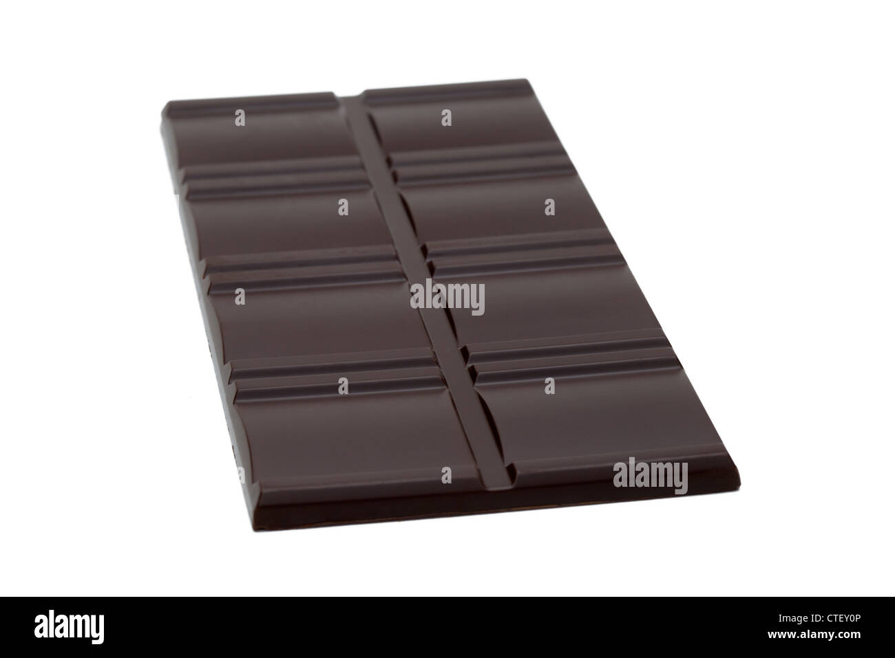 Dark chocolate bar Stock Photo