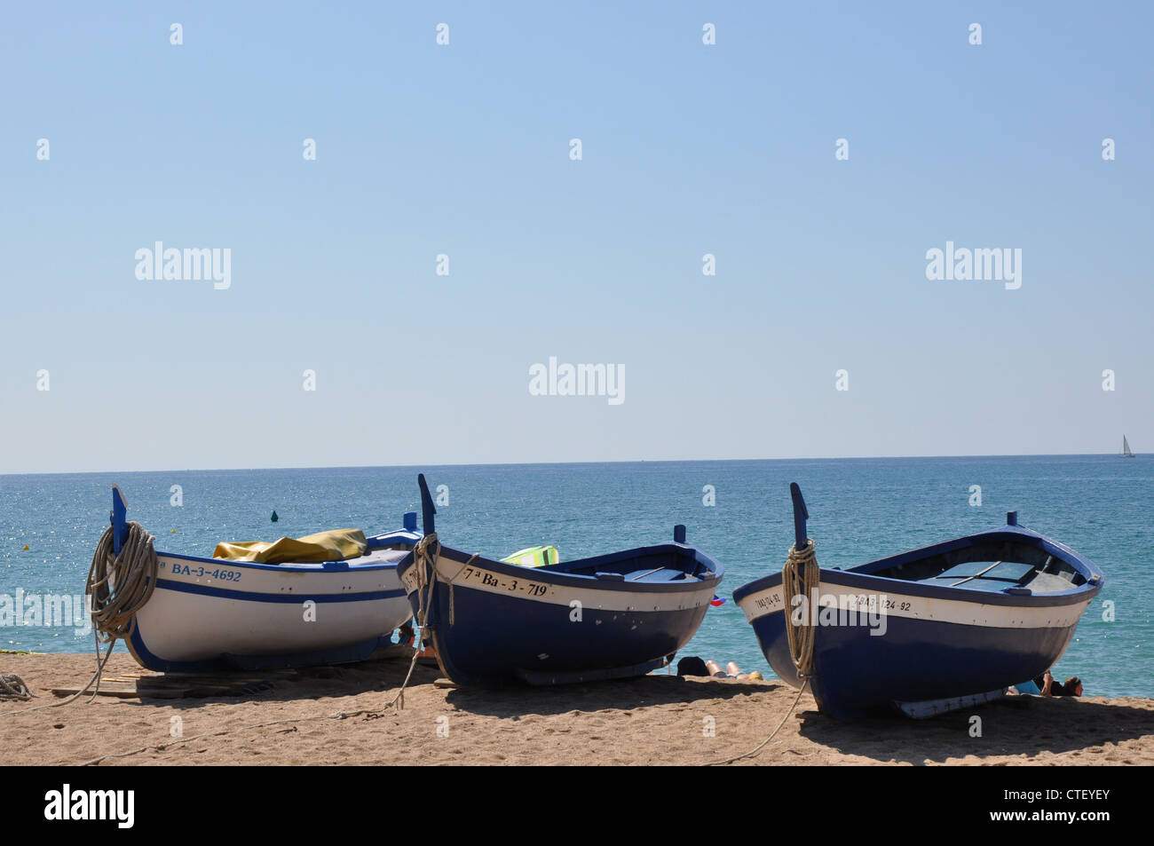 Boats on seaside Stock Photo - Alamy
