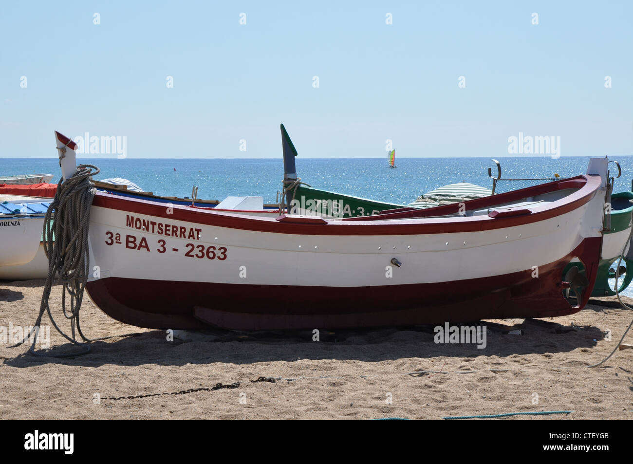 Boats on seaside Stock Photo - Alamy