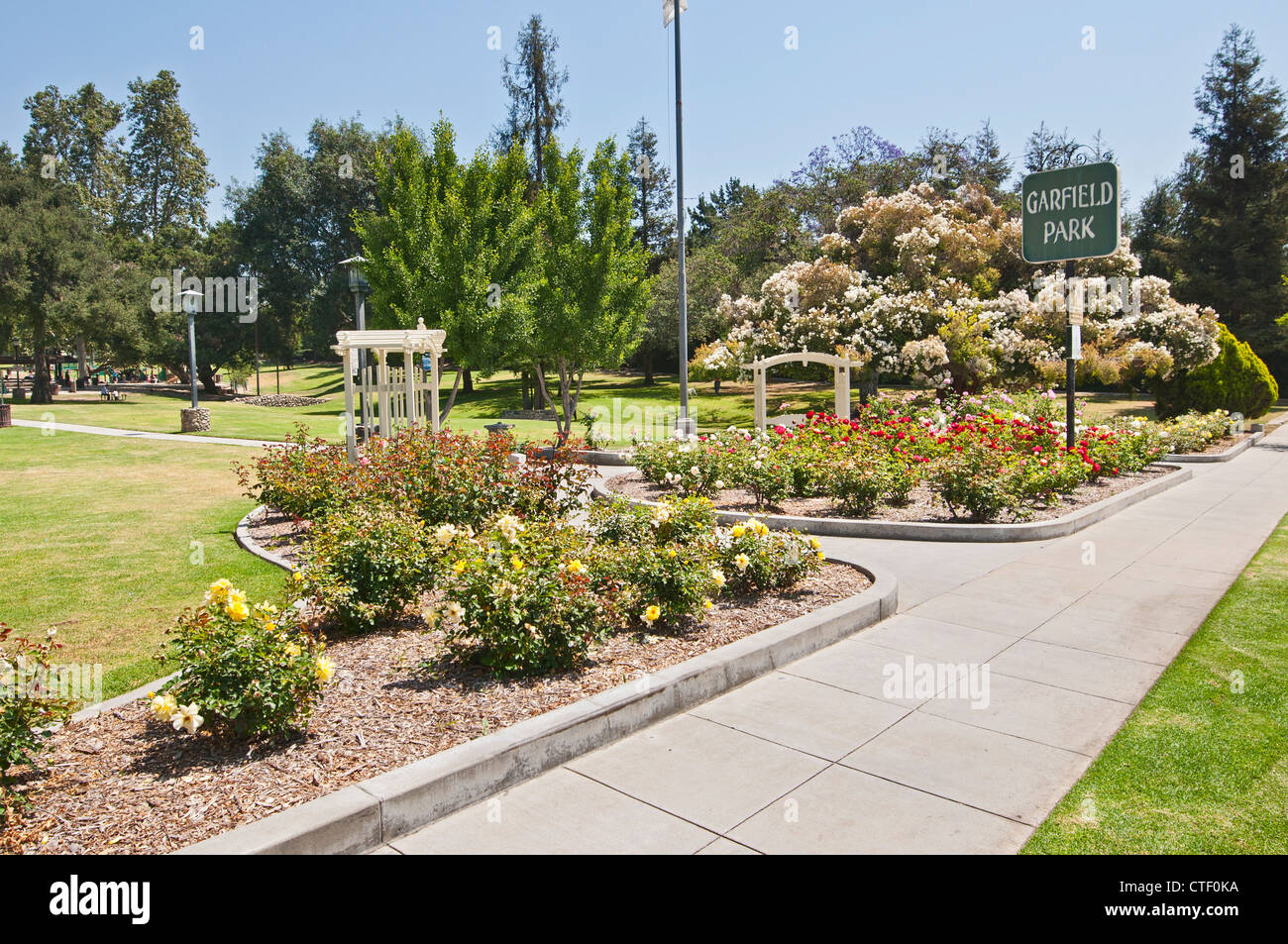 Scenic Garfield Park located in Pasadena, California Stock Photo Alamy