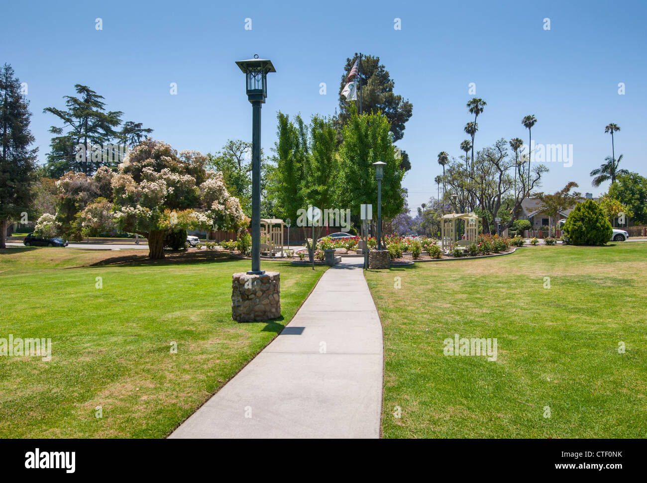 Scenic Garfield Park located in Pasadena, California Stock Photo Alamy