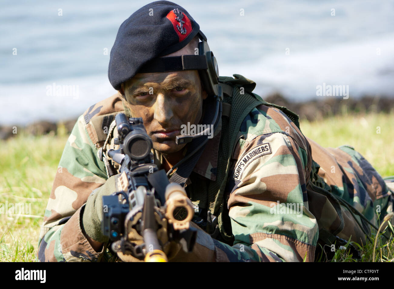 A marine beret hi-res stock photography and images - Alamy