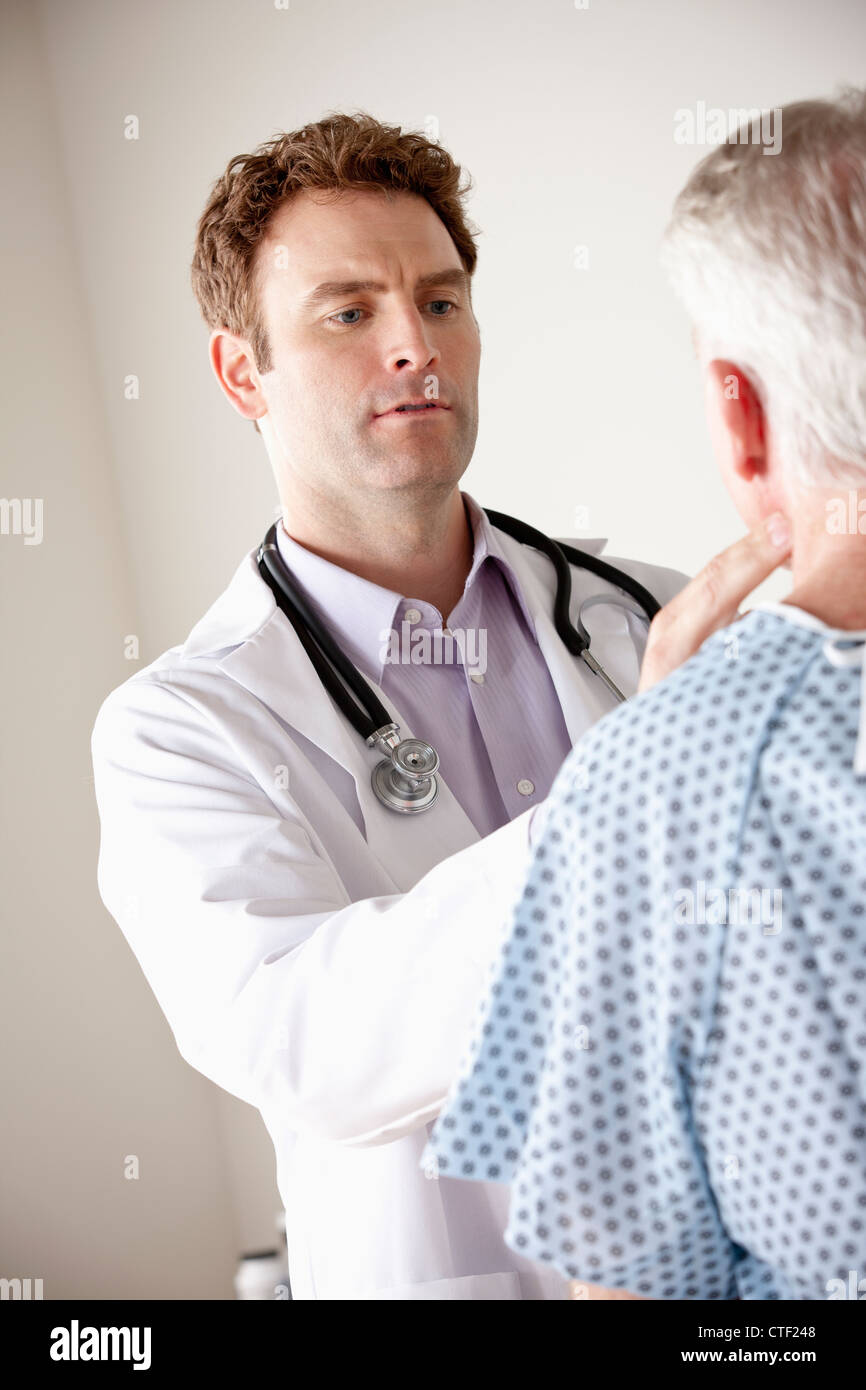 USA, California, Los Angeles, Senior patient and doctor Stock Photo Alamy