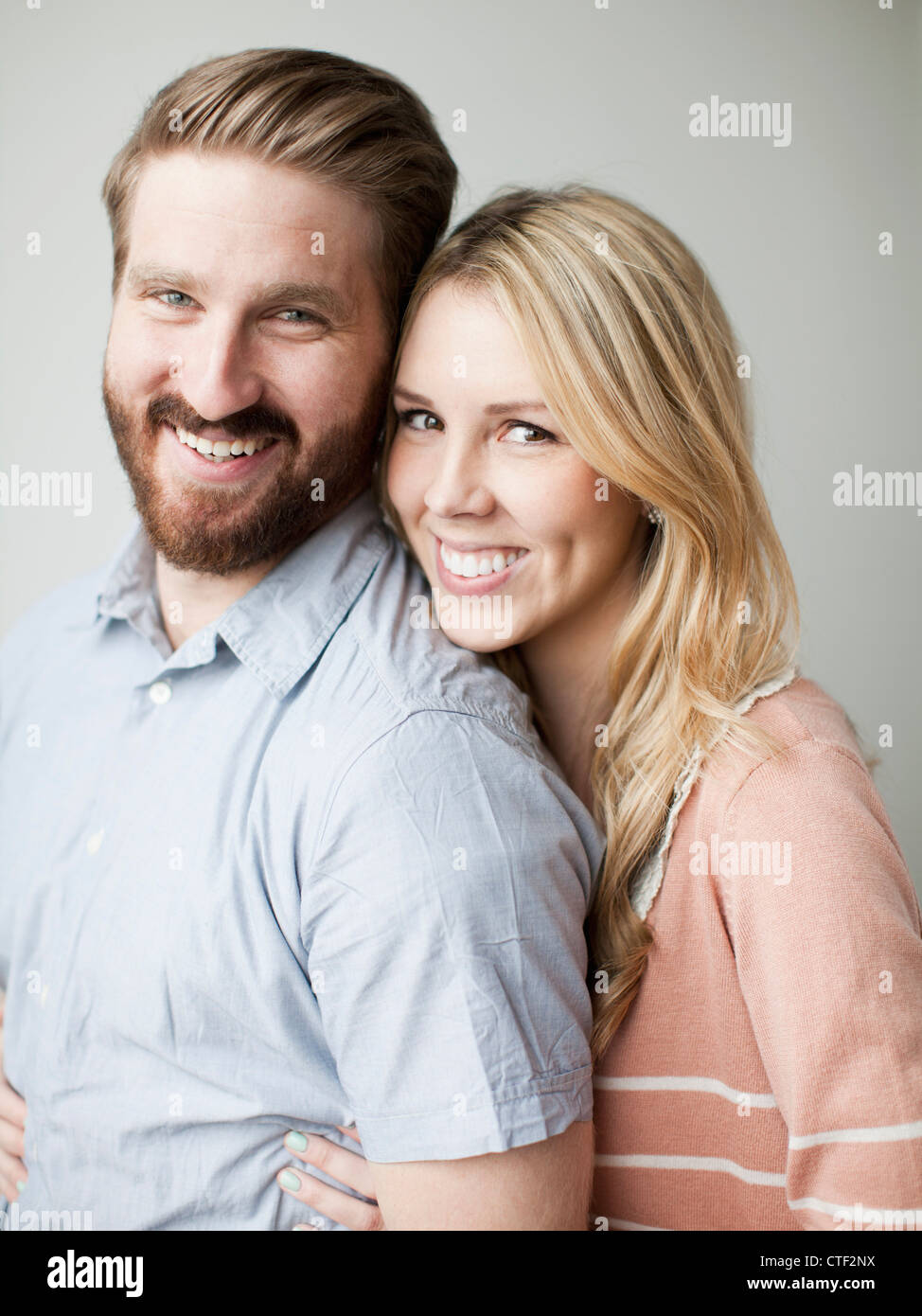 Studio shot happy young hi-res stock photography and images - Alamy