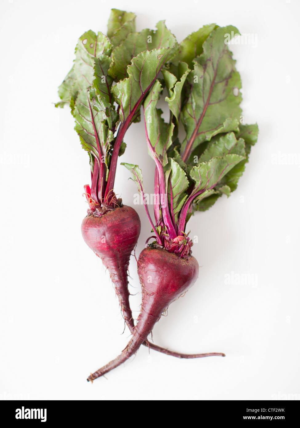 Beetroots on white background, studio shot Stock Photo - Alamy