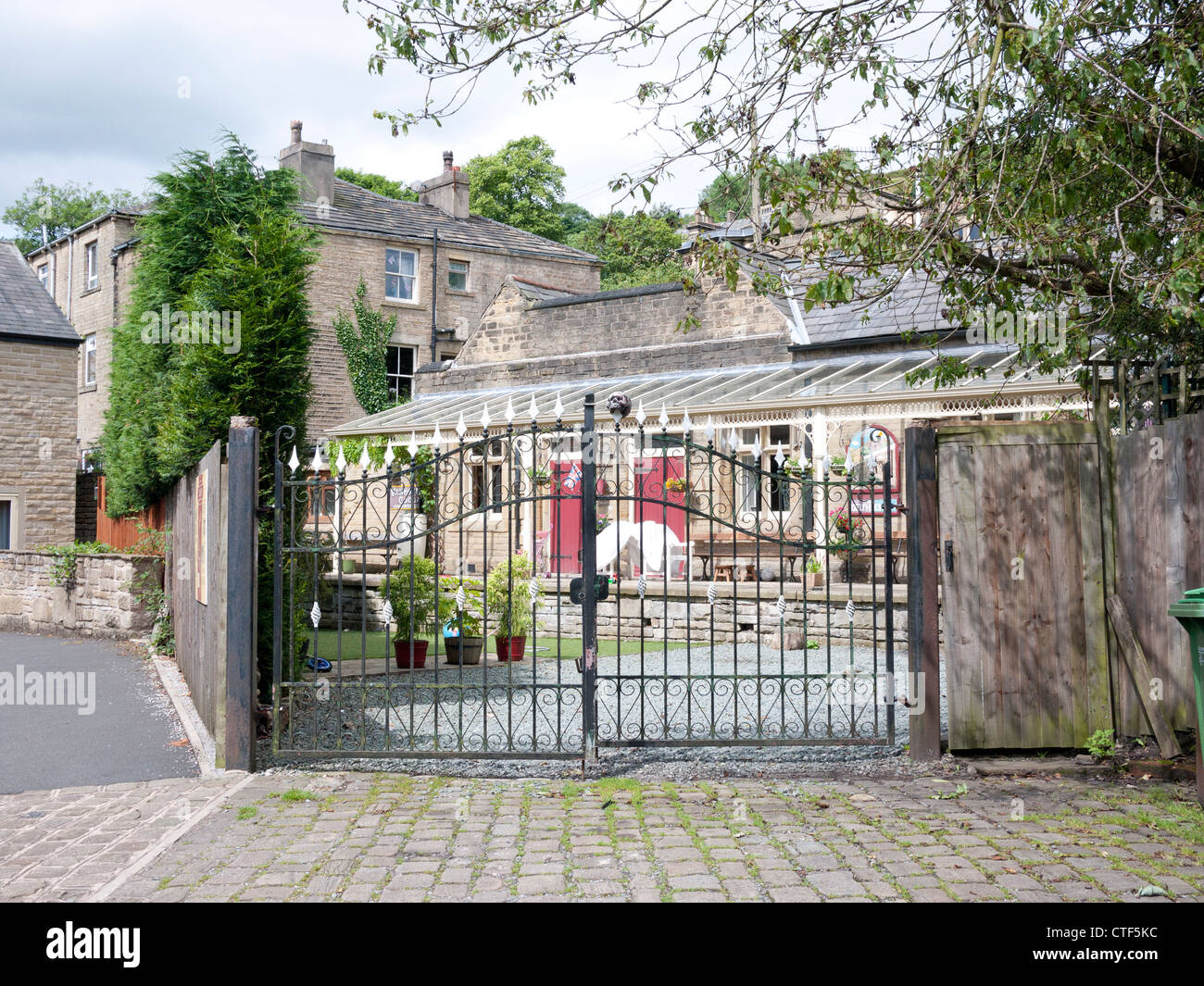 The Old Delph railway station now a private house, Delph, Saddleworth ...