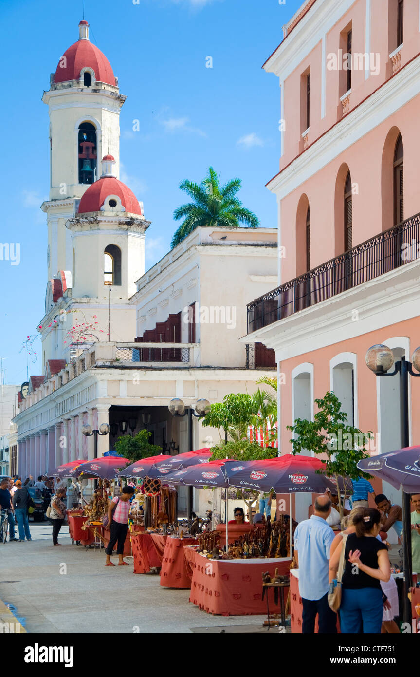 Market, Cienfuegos, Cuba Stock Photo