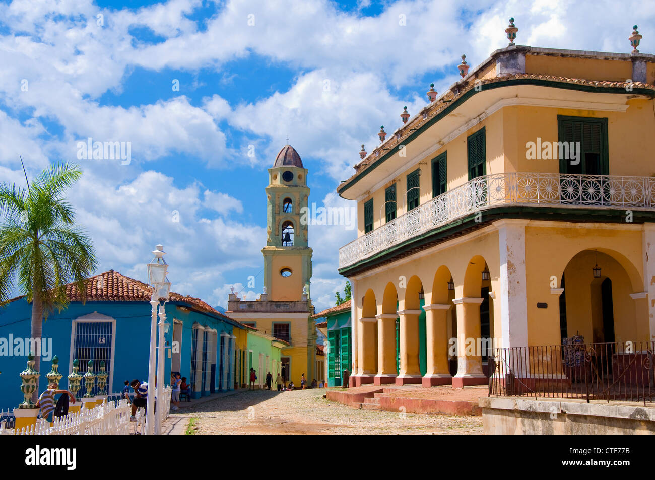 Convent San Francisco, Trinidad, Cuba Stock Photo