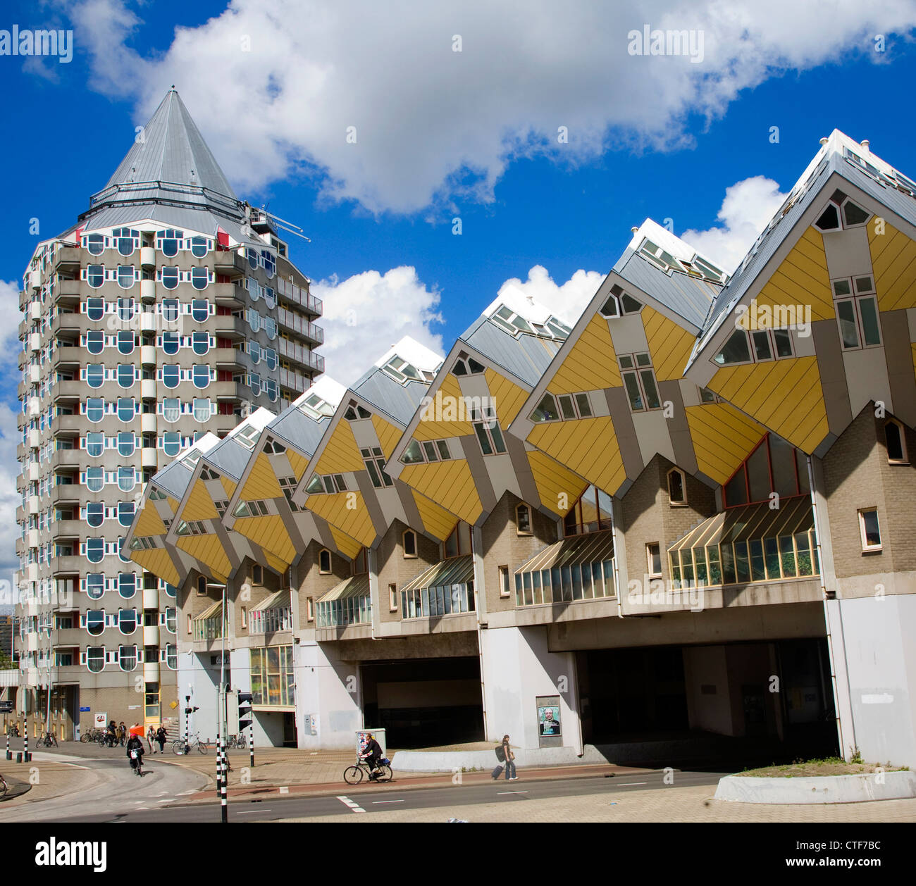 Kubuswoning Cube Houses, Blaak, Rotterdam, Netherlands architect Piet