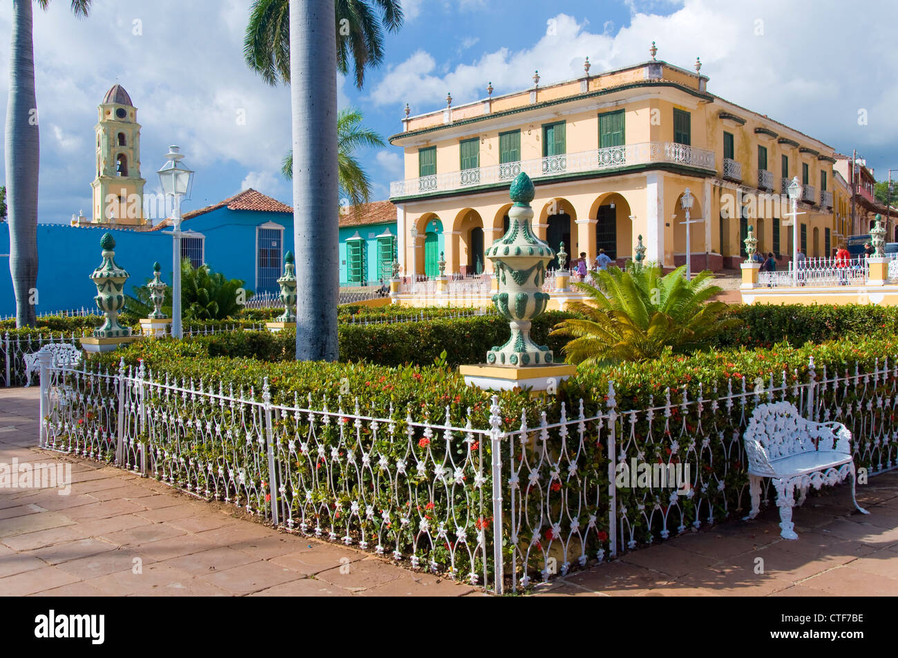 Town square, Trinidad, Cuba Stock Photo