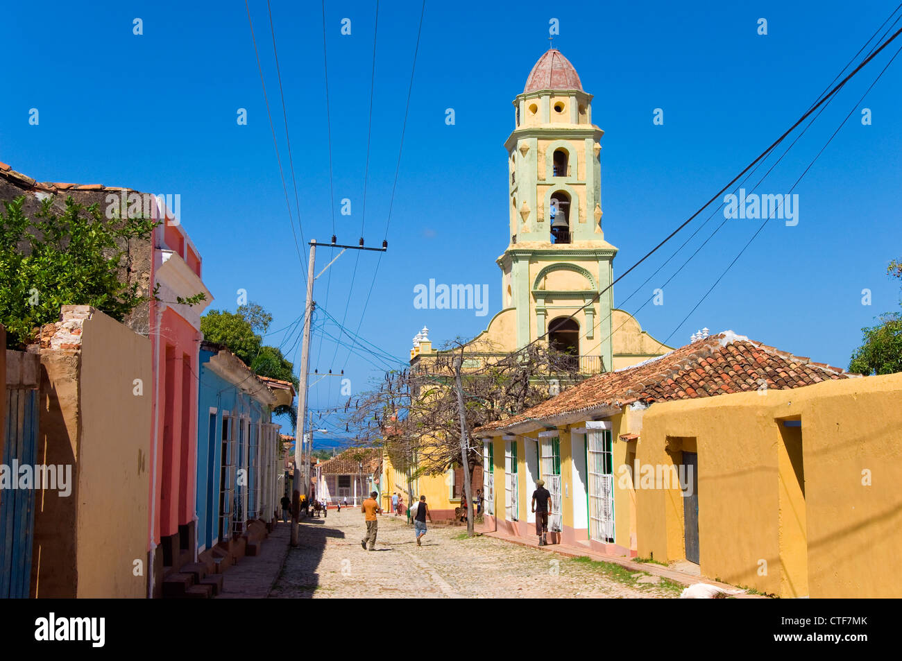 Convent of San Francisco, Trinidad, Cuba Stock Photo
