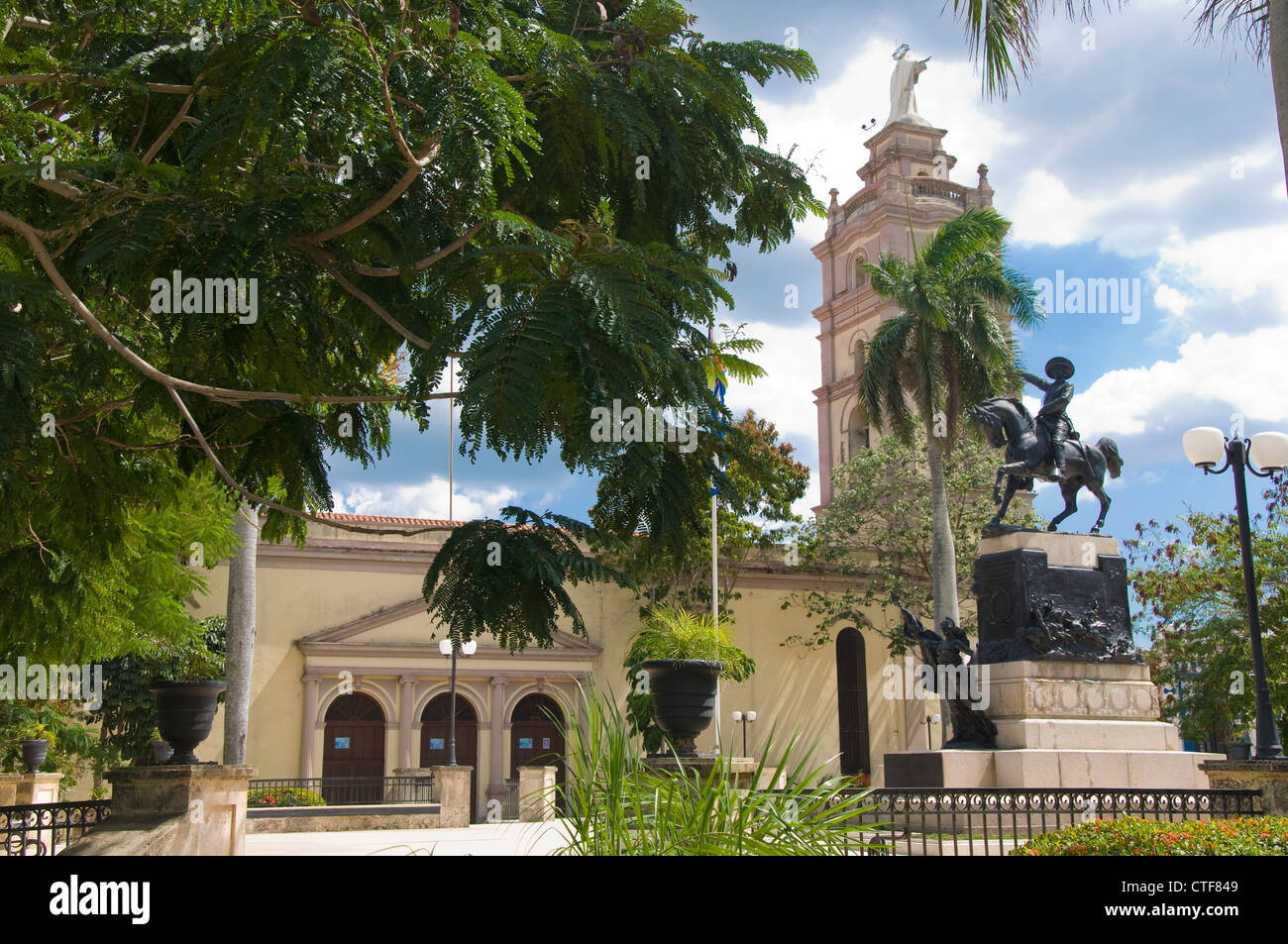 Catedral de Santa Iglesia, Camagüey, Cuba Stock Photo