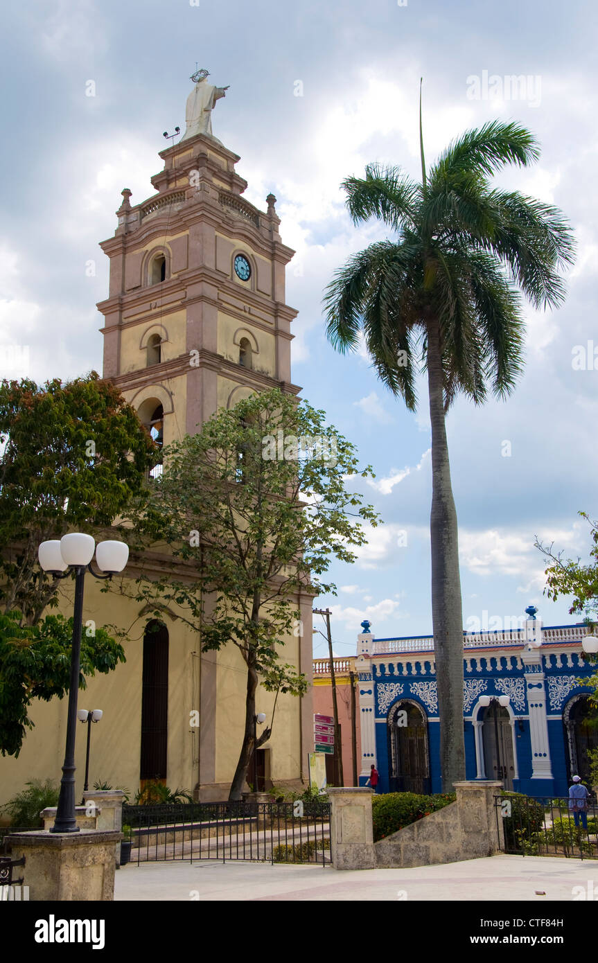 Catedral de Santa Iglesia, Camagüey, Cuba Stock Photo