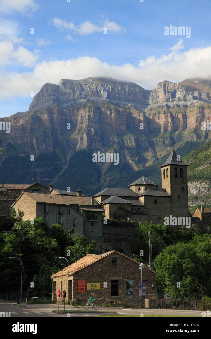 Spain, Aragon, Pyrenees, Torla, village, Stock Photo
