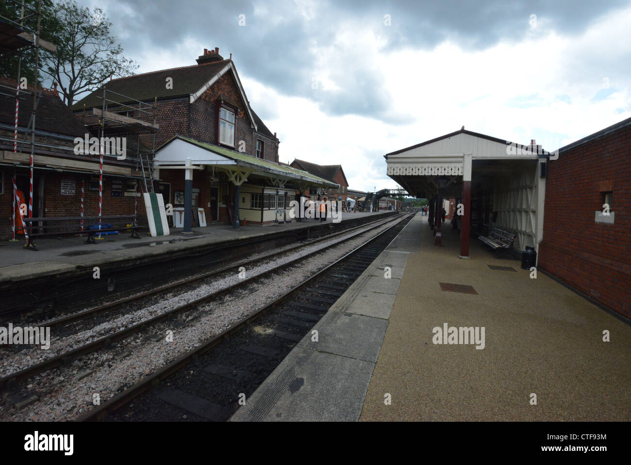 Sheffield Park Railway Station, The Bluebell Railway Stock Photo - Alamy