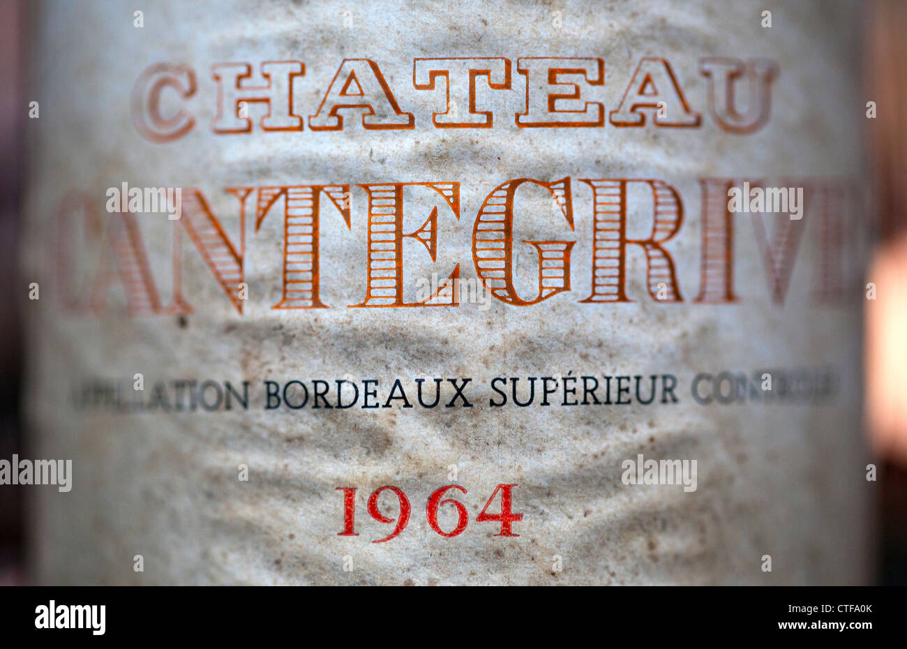 Bordeaux wine label hi-res stock photography and images - Alamy