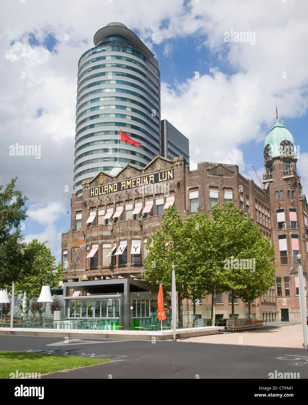 Hotel New York Rotterdam Netherlands Stock Photo