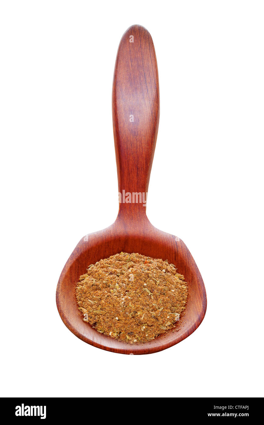 https://c8.alamy.com/comp/CTFAPJ/a-wooden-spoon-filled-with-cajun-seasoning-fully-in-focus-top-to-bottom-CTFAPJ.jpg