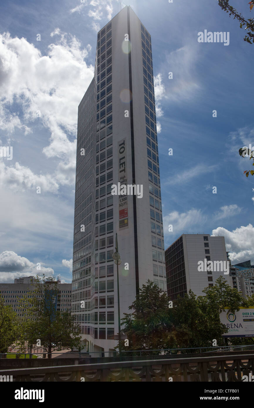 Alpha Tower Birmingham UK a large commercial/office building with space