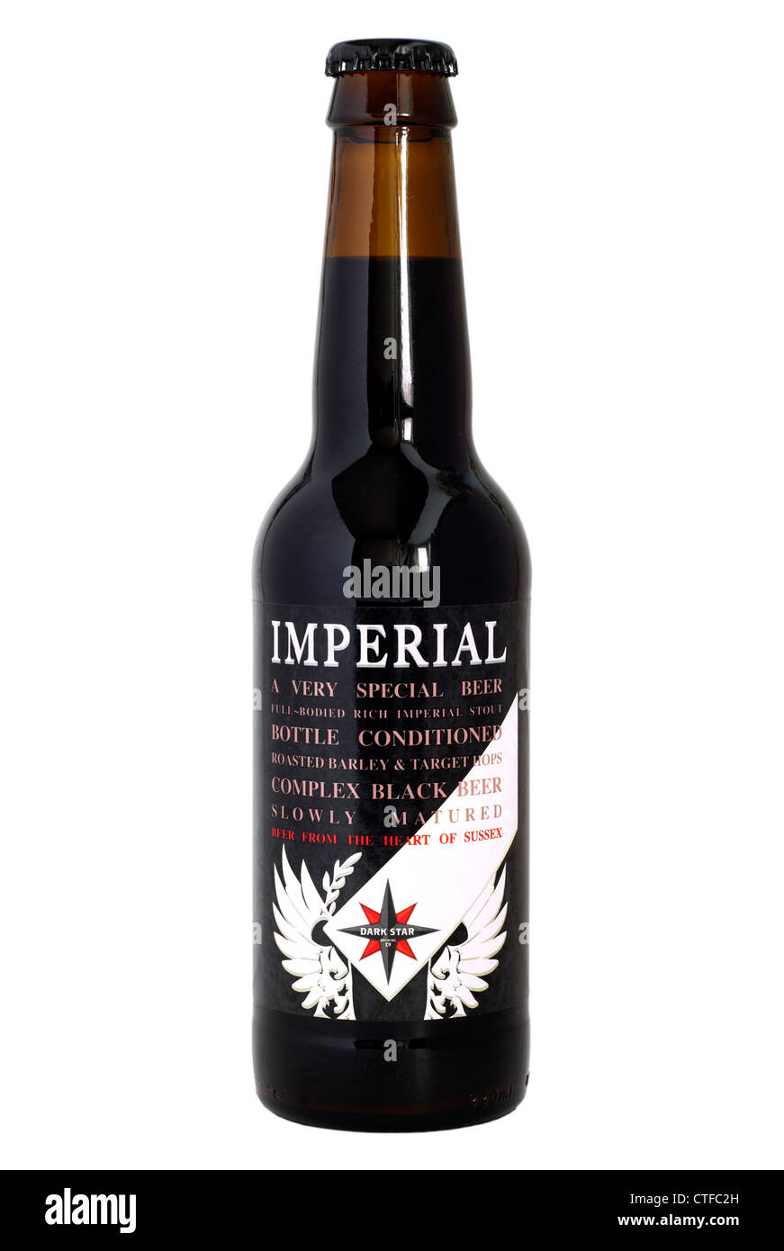 Dark Star Imperial Stout bottled beer - current @ 2012. Stock Photo