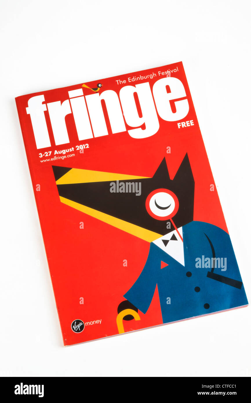 2012 Edinburgh Fringe festival catalogue Stock Photo